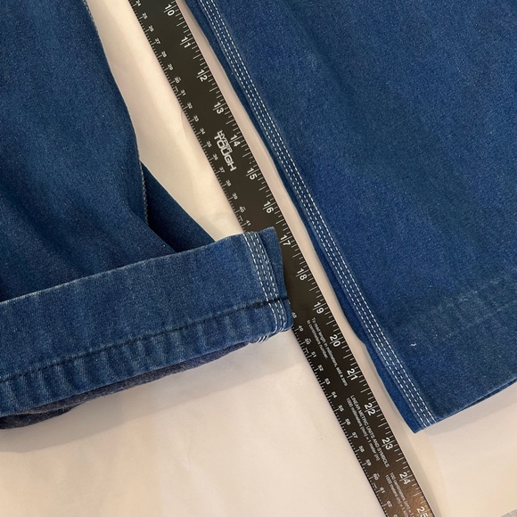 Liberty Mens Denim Work Carpenter Style Overalls *36x28 - Picture 11 of 12